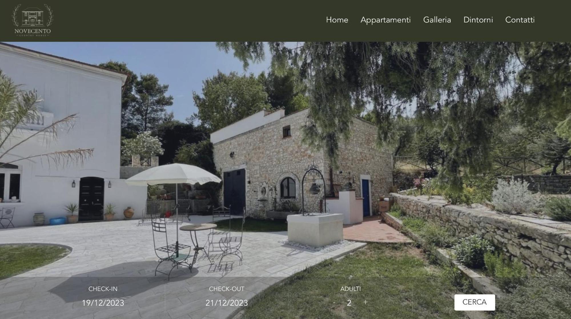 Novecento Country House Vieste Eksteriør bilde